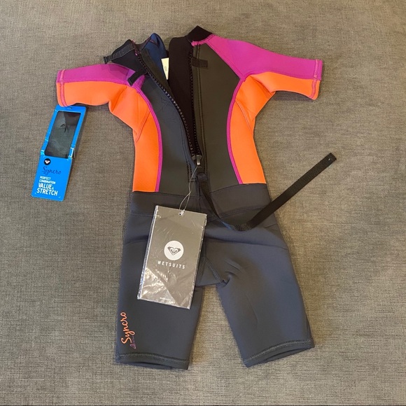 Roxy Syncro Kids Long Sleeve Springsuit Wetsuit - Picture 3 of 7